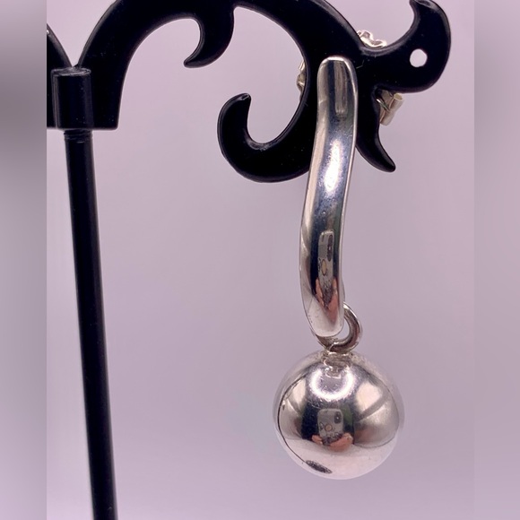 Silpada Sterling EXCLAMATION POINT Ball Post Earrings - Picture 5 of 16